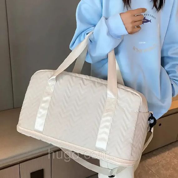 Жіноча дорожня сумка-клатч 48х28х24см XPRO XL-942 Білий (23457275603_332) | Зображення 5