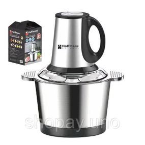 Измельчитель электрический 1800Вт Hoffmans Electronics HM-8829 • Универсальный чоппер с металлической чашей 3,5 л