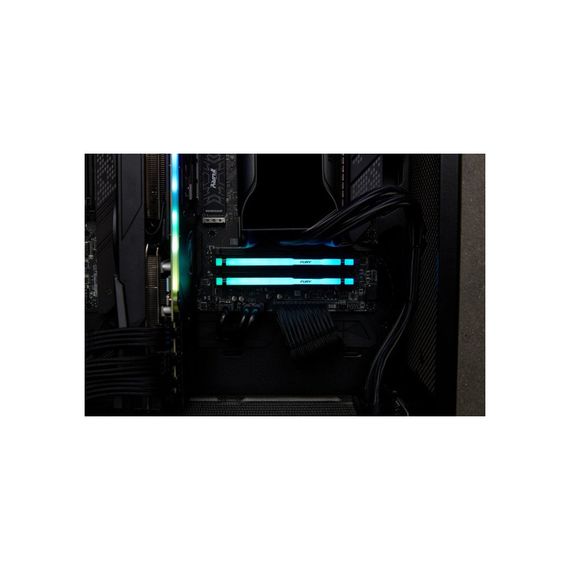 Модуль памяти для компьютера DDR5 32GB (2x16GB) 5200 MHz Beast RGB XMP Kingston Fury (ex.HyperX) (KF552C40BBAK2-32) | Зображення 9