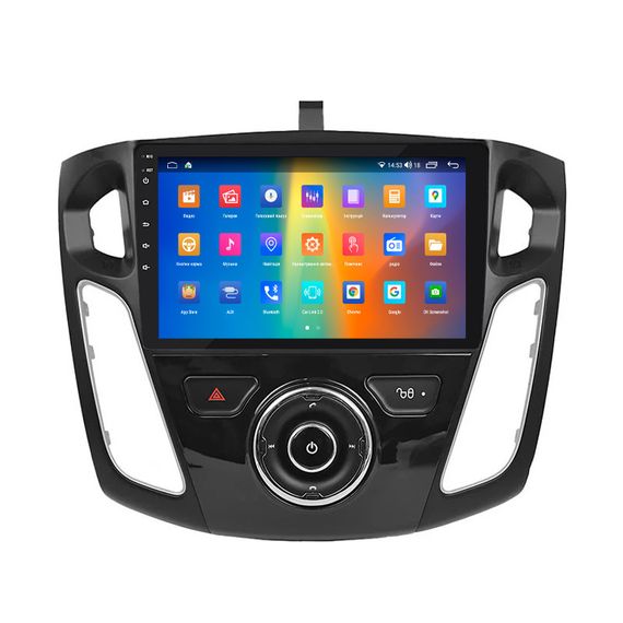 Штатная магнитола 9" Lesko для Ford Focus III 2011-2015 2/32Gb CarPlay 4G Wi-Fi GPS Prime Форд | Зображення 1