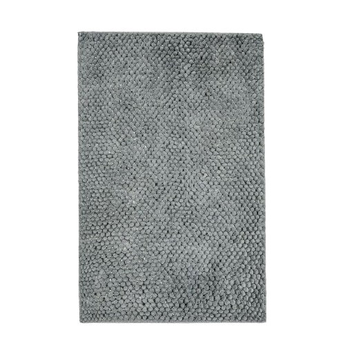 Килимок для ванної 55*80см Ананас срібно-сірий Дариана