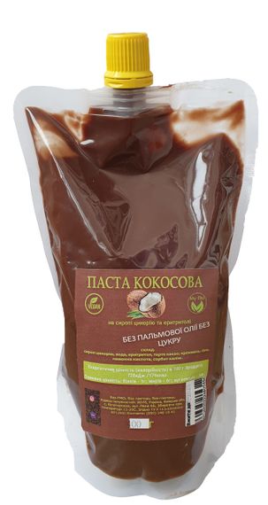 ПАСТА КОКОСОВО -ШОКОЛАДНАЯ на сиропе цикория без сахара 100г | Зображення 1