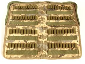 Сумка-патронташ закритий для 308 Win, 6.5 Cr, 243 на 80 набоїв перенесення та зберігання піксель