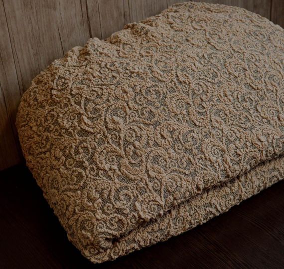 Жаккардовый чехол на угловой диван без юбки | Зображення 2