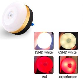 Светодиодный кемпинговый фонарь YD-7-7SMD с функцией Power Bank белый красный свет OS-67
