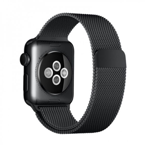 Ремешок Apple Watch Milanese Loop 42/44/45/49 mm, браслет миланская петля, магнитный браслет для Appe Watch rose gold | Зображення 3