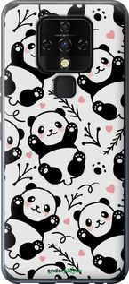 Чохол на Tecno Camon 16 SE CE7j Панди "4318u-2398-2448"