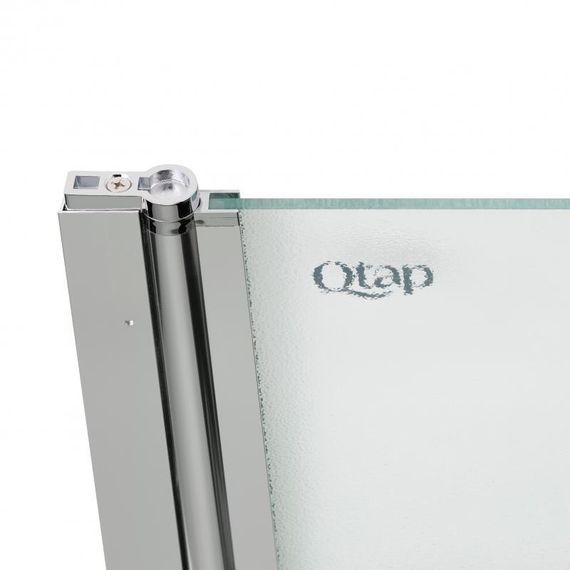Штора на ванну Qtap Standard CRM407513APL скло Pear 6 мм, 75х140 см, ліва | Зображення 3