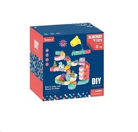 Игрушка для ванной 8366-38, 72 элемента, присоски, шарики, мельница, в коробке (6968511250236)