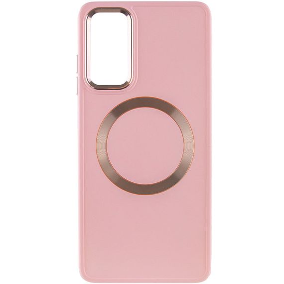 TPU чохол Bonbon Metal Style with MagSafe для Samsung Galaxy A25 5G Рожевий / Light Pink | Зображення 1