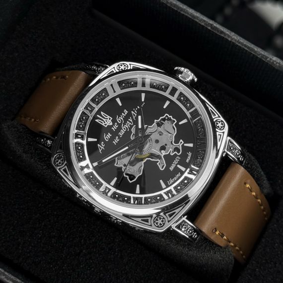 Жіночий годинник Awarder 021 Де би не була Silver-Black-Brown | Зображення 8