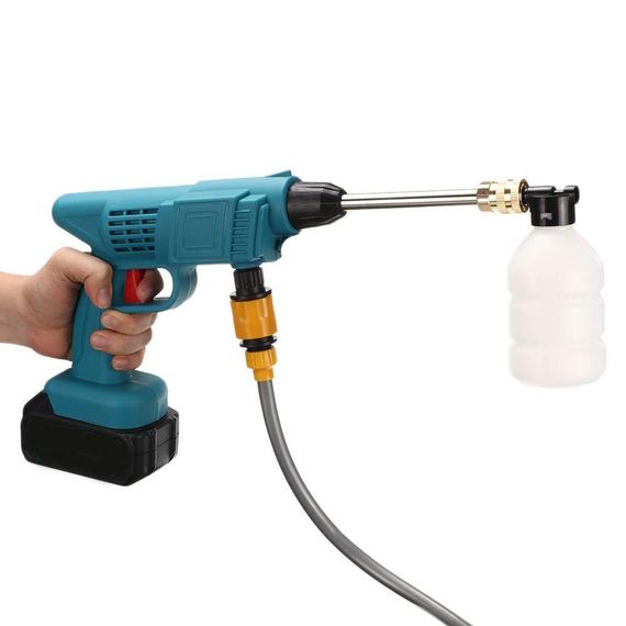 Бездротова мийка високого тиску + 2 акумулятори 48V / Акумуляторна міні мийка для машини / Пістолет для миття автомобіля | Зображення 2