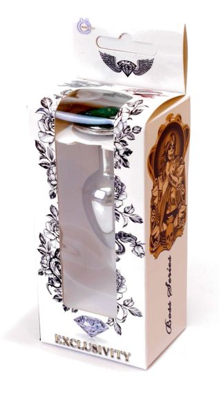 Анальная пробка Boss Series - Jewellery Silver PLUG Green S, BS6400011 sexstyle | Зображення 6