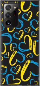 Чехол на Samsung Galaxy Note 20 Ultra Сердца UA "5292u-2051-17620"