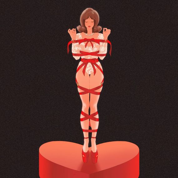 Фіксатор бондаж з бантом для верхньої частини тіла UPKO Bowknot, червоний Sex Aura | Зображення 3