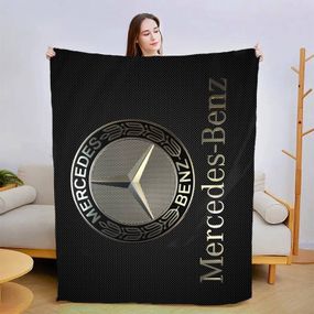 Плед 3D Mercedes-Benz Lux 13443 160х200 см