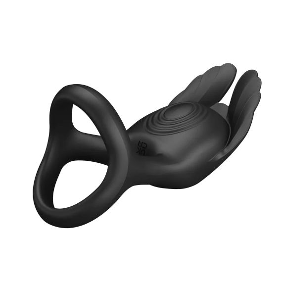Ерекційне кільце Pretty Love — Vibration Penis Ring SILAS Black, BI-210318 Sex Aura | Зображення 6