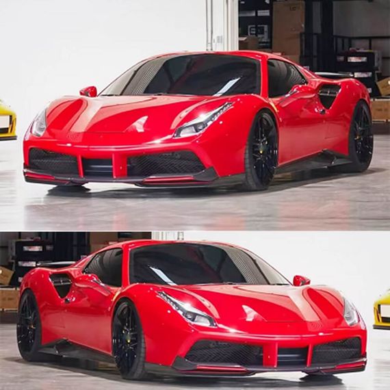 Карбоновые Флапсы Переднего Бампера (2015-2019) для Ferrari 488 GTB | Зображення 1