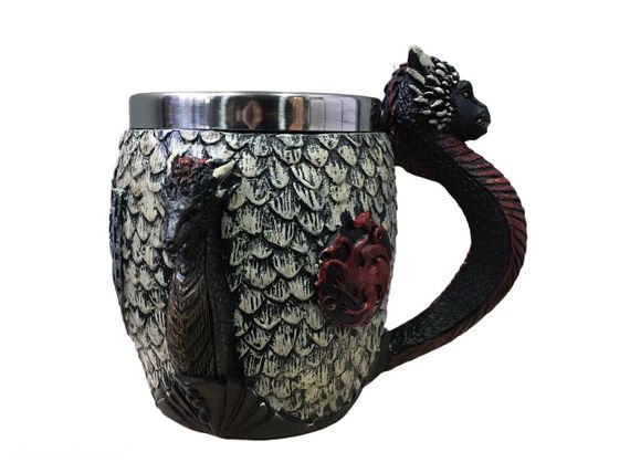 Кухоль Чашка Гра Престолів Fire and Blood Targaryen 3D Будинок Таргарієн Таргарієнси | Зображення 2