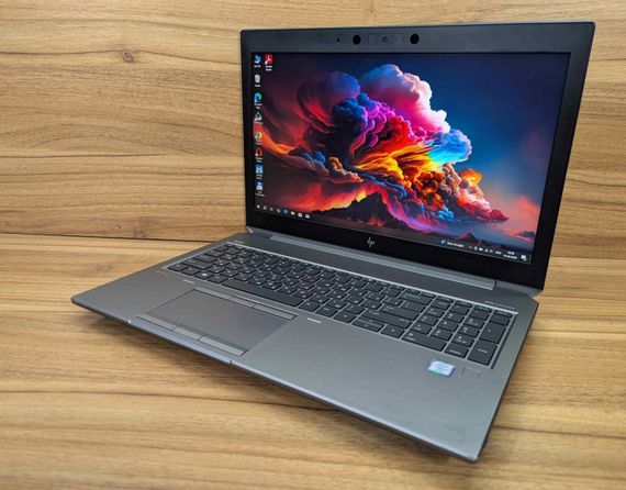 Мобільна робоча станція Б-клас HP zBook 15 G6 / 15.6" (1920x1080) IPS / Intel Core i7-9850H (6 (12) ядер по 2.6 - 4.6 GHz) / 16 GB DDR4 / 256 GB SSD / nVidia Quadro T2000, 4 GB GDDR5, 128-bit / Fingerprint / WebCam / Windows  б/в + Подарунок Миша / USB | Зображення 7