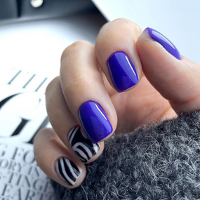 Гель-лак Valeri 100 "Синій електрик" 6мл