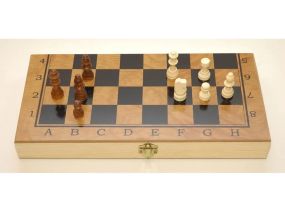 Шахматы 3 в 1: шахматы, шашки, нарды. дерево (29,5 х 29,5 см) i5-50