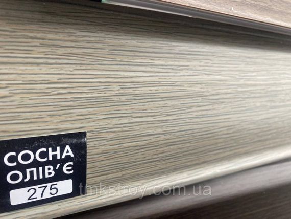 Плинтус ПВХ Ideal Деконика - Сосна Оливье (275) 80мм | Зображення 1