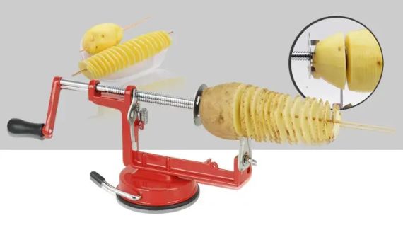 Машинка для різання картоплі спіраллю SPIRAL POTATO SLICER Чіпси | Зображення 3