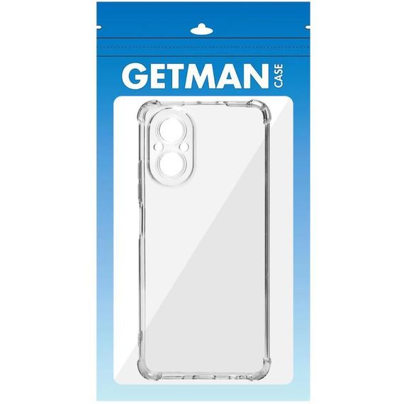 TPU чохол GETMAN Ease logo посилені кути Full Camera для Realme C67 4G Безбарвний (прозорий) | Зображення 6