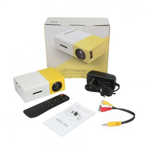 Портативний проектор з динаміком Led Projector YG300 | Зображення 2