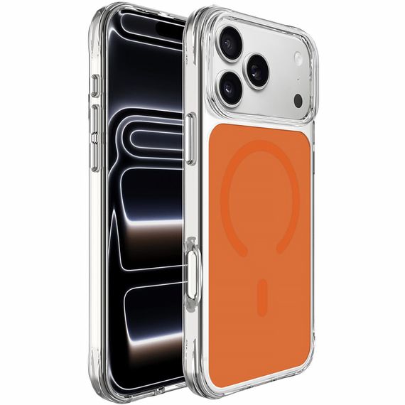 Чохол TPU+PC Space Pure Color with Magnetic Fit для Apple iPhone 17 Pro Max / 18 Pro Max (6.9") Orange | Зображення 1