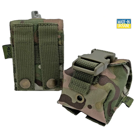 Подсумок под гранату Ф1, РГД, П67 Molle поликордура Мультикам | Зображення 1