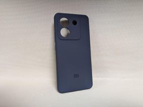 Чохол для Poco M7 Pro / Поко М7 Про, Lakshmi, з логотипом, м'який, протиударний, софт тач, синій