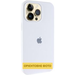 Чохол Silicone Case (AA) Logo with MagSafe для Apple iPhone 16 (6.1") Бежевий / Desert Gold Білий / White
