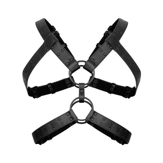 Портупея Bedroom Fantasies: Rocco Bondage Harness, чорна | Зображення 1