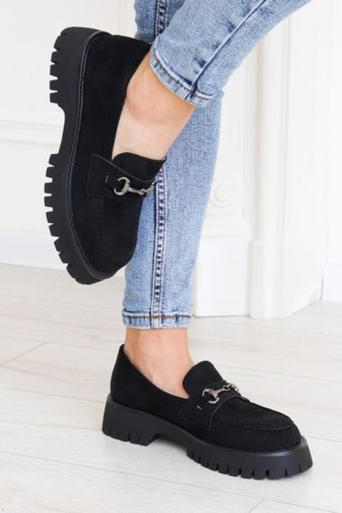 Броги женские Fashion Athena 3140 37 размер 24 см Черный | Зображення 2
