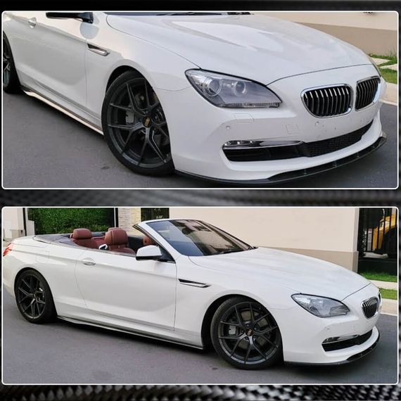 Накладка на передній бампер Lip (для Base 2011-2014, Карбон) для BMW 6 F12/F13/F06 рр | Зображення 3