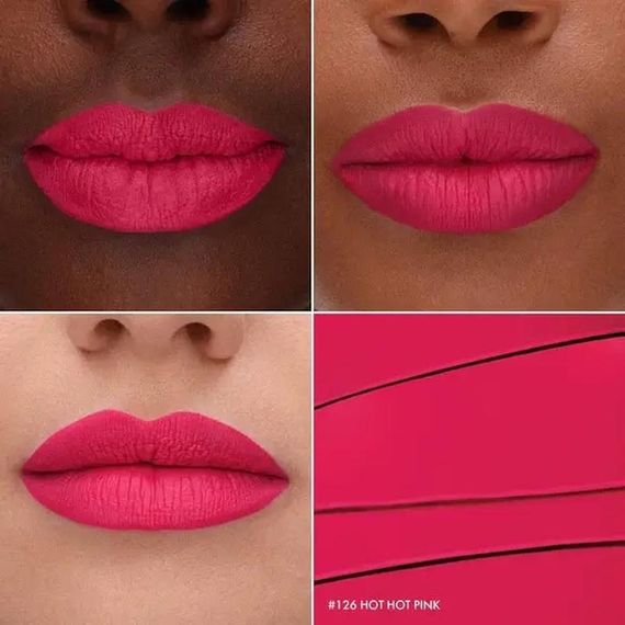 Рідка матова помада Sephora Cream Lip stain - 126 Hot Pink (5 ml) | Зображення 1