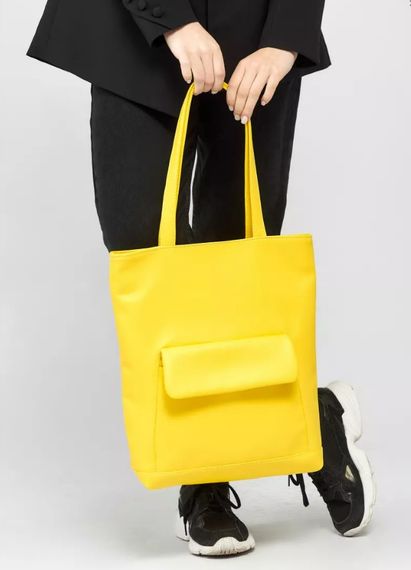 Шопер жіночий Sambag Shopper жовтий 41 х 30 х 10 см (93251028) | Зображення 3