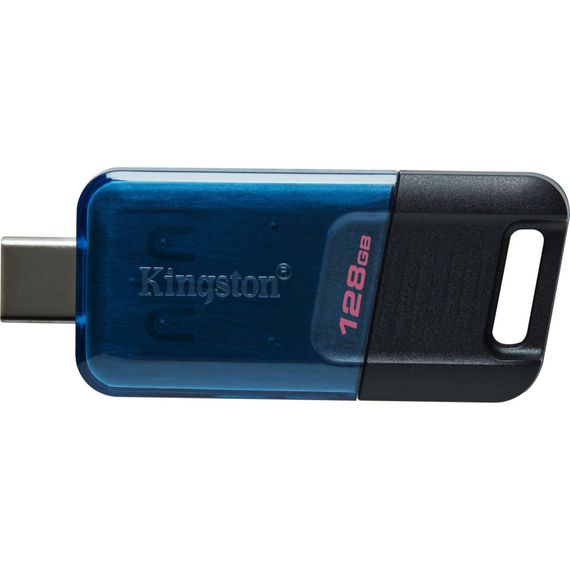 USB флеш накопичувач Kingston DataTraveler 80 M Blue/Black (DT80M/128GB) | Зображення 2