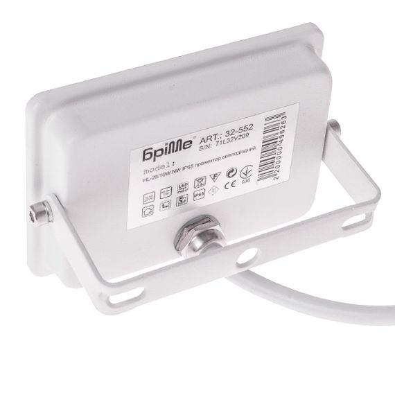 Прожектор уличный LED влагозащищенный IP65 HL-28/10W NW | Зображення 4