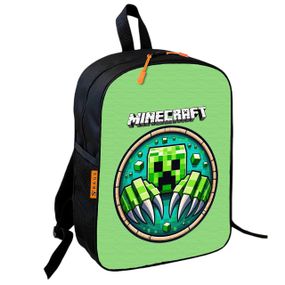 Рюкзак школьный детский 36х27см Майнкрафт Крипер "Minecraft" с принтом для мальчика (00613)