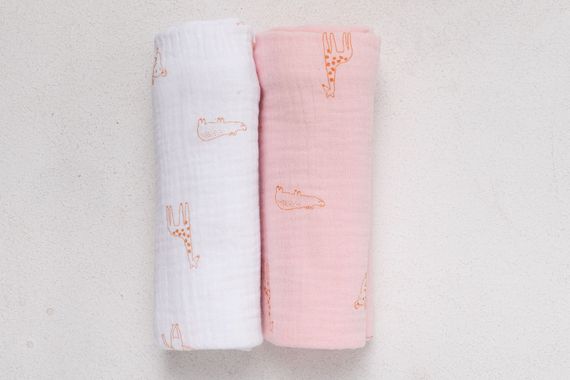 Рушники Bubaba by FreeON 2/1 PINK and WHITE 70х70 см | Зображення 1
