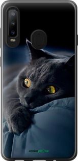 Чохол на Samsung Galaxy A8S Димчастий кіт "825u-1636-2448"