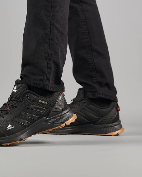 Зимові чоловічі кросівки Equipment Terrex Fleece Black Red Gum, фліс , В'єтнам | Зображення 4