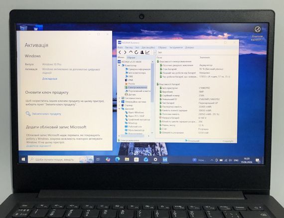 Ультрабук Lenovo V14-ADA / 14" (1920x1080) TN / AMD Ryzen 3 3250U (2 (4) ядра по 2.6 - 3.5 GHz) / 8 GB DDR4 / 256 GB SSD / AMD Radeon RX Vega 3 Graphics / WebCam / Win 10 Pro б/в + Подарунок Накопичувач Kingston 64 ГБ | Зображення 7