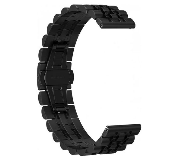 Металевий ремінець Primolux Steel Link для годинника Samsung Galaxy Watch Active / Active 2 - Black | Зображення 1