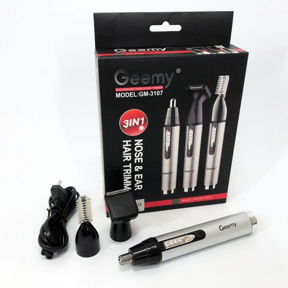 Тример для бороди GEMEI GM-3107 3в1, Машинка чоловіча для гоління, Машинка для VQ-163 стрижки бороді | Зображення 9