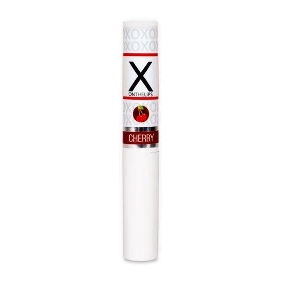 Стимулирующий бальзам для губ унисекс, вишня Sensuva - X on the Lips Cherry с феромонами, вишня | Зображення 2