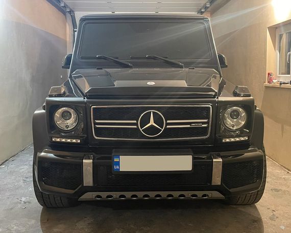 Защита переднего бампера (нержавейка) для Mercedes G сlass W463 1990-2018 гг | Зображення 3